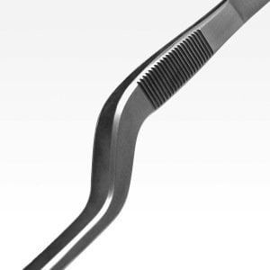 Paslanmaz Çelik Çift Eğimli Düz Uçlu Bitki Maşası (Cımbız) - 25 cm