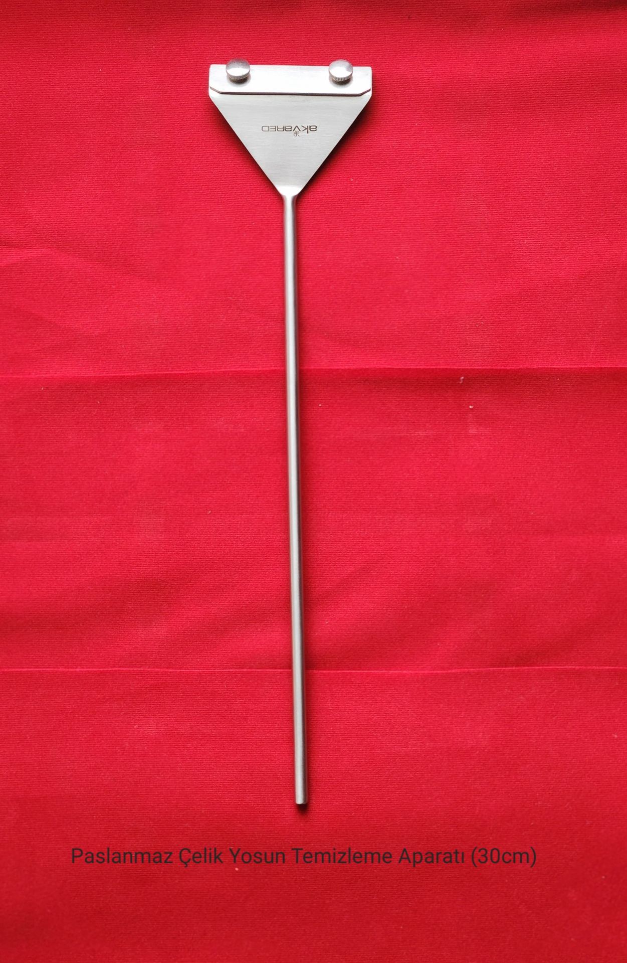 Paslanmaz Çelik Yosun Temizleme Aparatı (Kazıma) - 30 cm