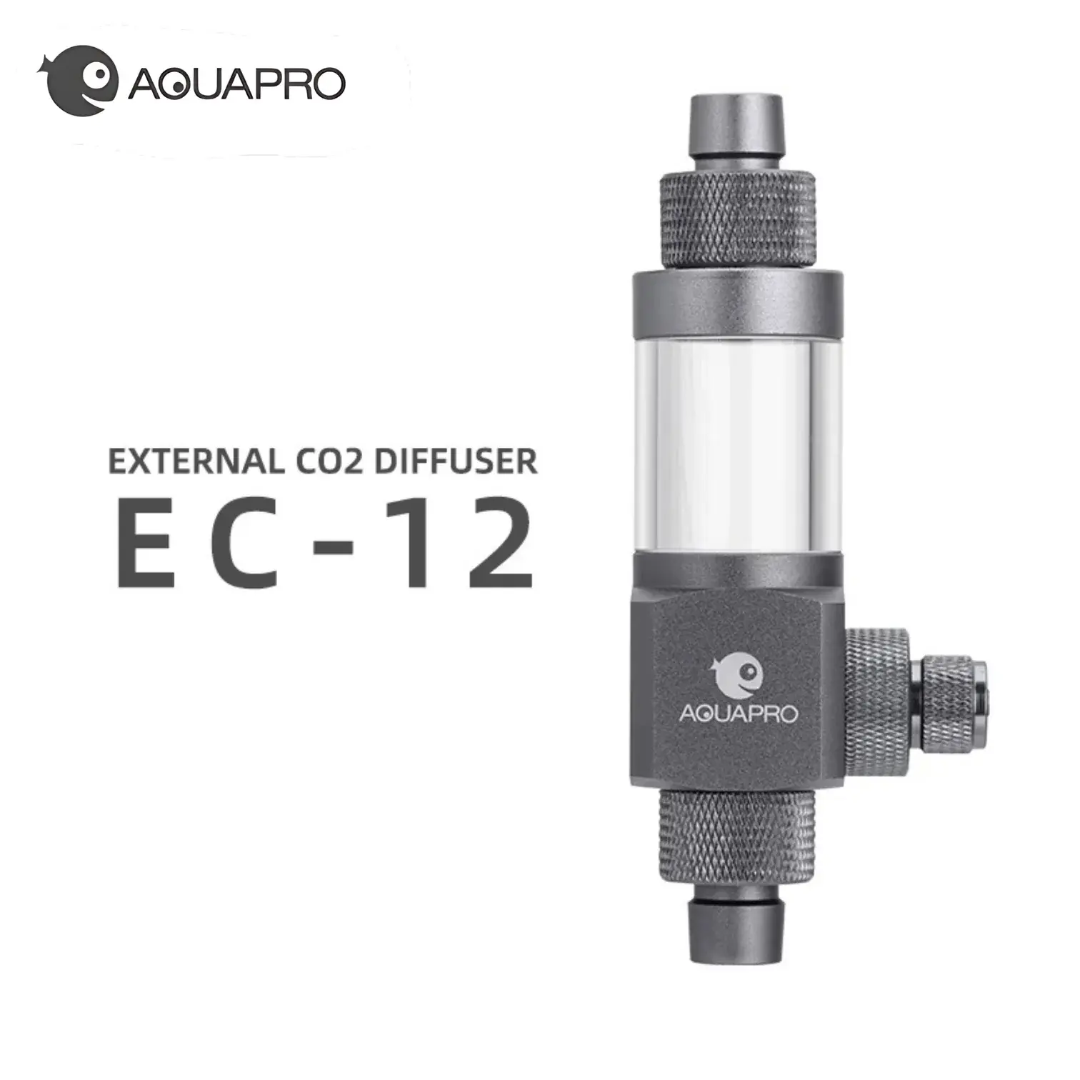AQUAPRO External Inline CO₂ Karbondioksit Diffuser (12/16mm) Hortum Arası Difüzör
